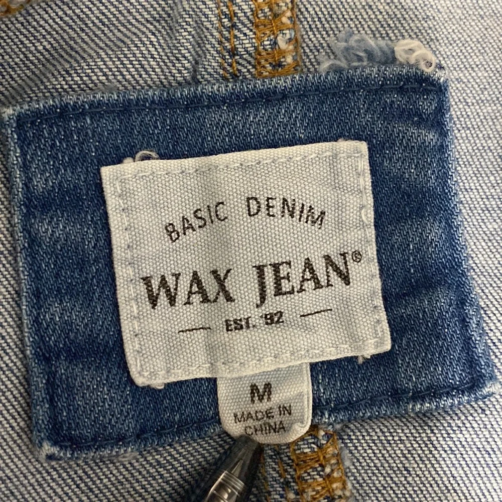 50%OFF WAX JEAN OVERALL DRESS - Picture 3 of 4